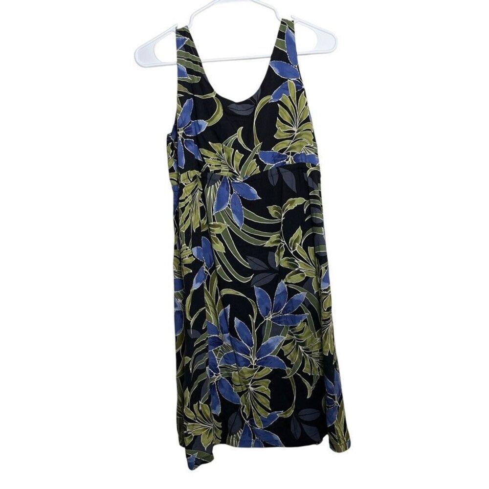 Puanani Hawaii Dress Women's Medium Floral Sleeveless Vacation Resort Sheath